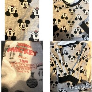 EUC Disney Mickey Mouse Long Sleeve Graphic Tee, T-shirt, Sz 18M, Novelty​